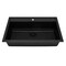 Ruvati 31-inch epiCube Granite Composite Workstation Matte Black Drop-in Topmount Kitchen Sink RVG1631BK - alternate 4